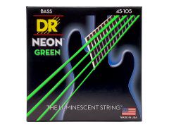 Набор струн DR Strings NEON Green Bass - Medium (45-105)